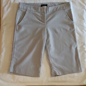 ZINC Women's Gray Bermuda Shorts Classic Relaxed Fit Size 3
